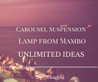 Carousel Suspension Lamp from Mambo-Unlimited Ideas